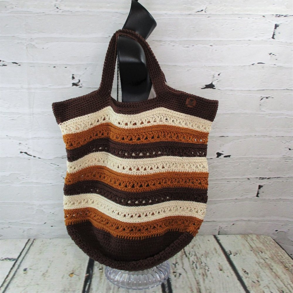 Duncan Street Designs Carefree Crocheted Market/Beach Bag